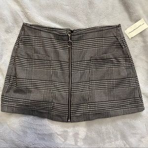 NWT Plaid Mini Skort